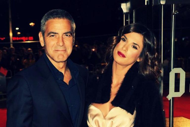 Clooney visits Canalis' parents in sardinia