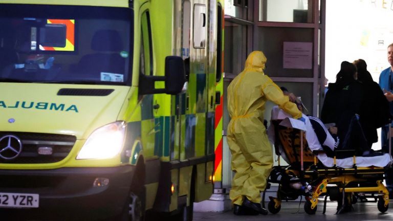 UK Death Toll in Hospital