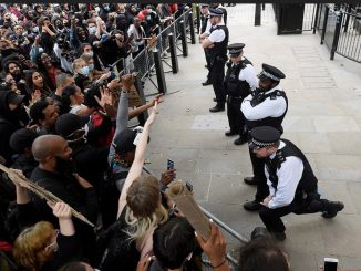 British Police George Floyd protesters