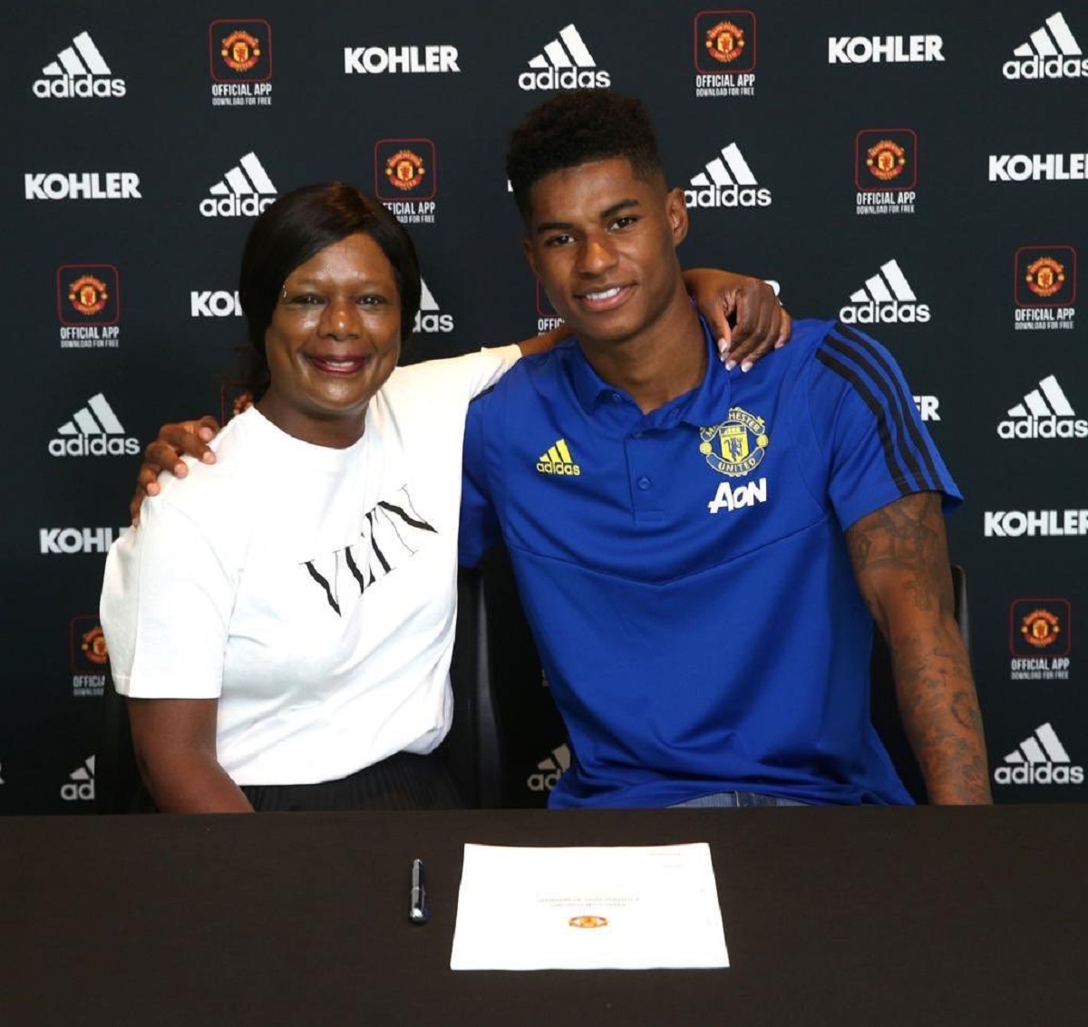 rashford and mother