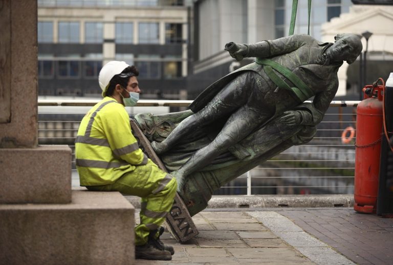 Robert Milligan statue removed