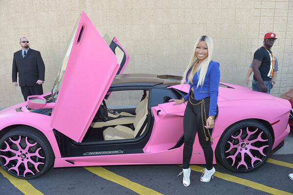 nicki minaj 2014 lamborghini