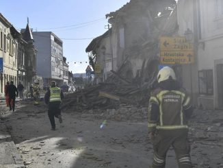 a strong earthquake hit croatia