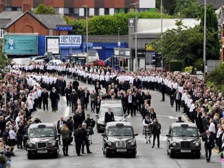 funeral of bobby storey sinn fein members will soon know the prosecutions decisions