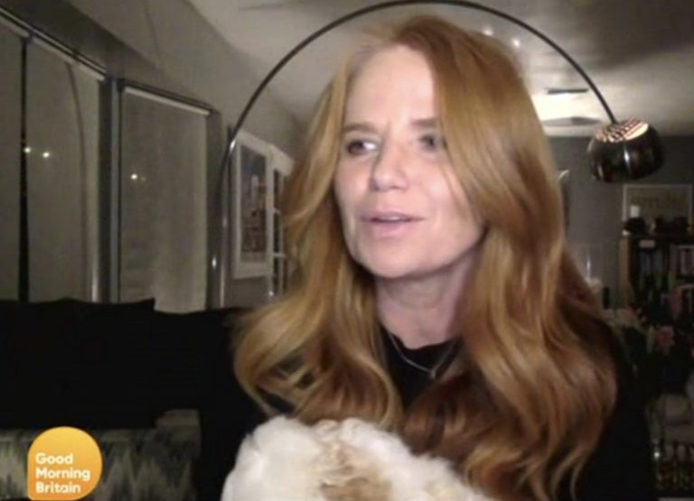 Patsy Palmer interrupts her interview with Good Morning Britain