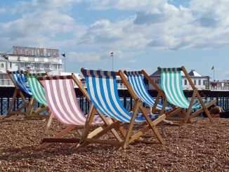 Families travel seaside