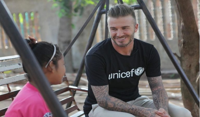 Covid David Beckham Unicef