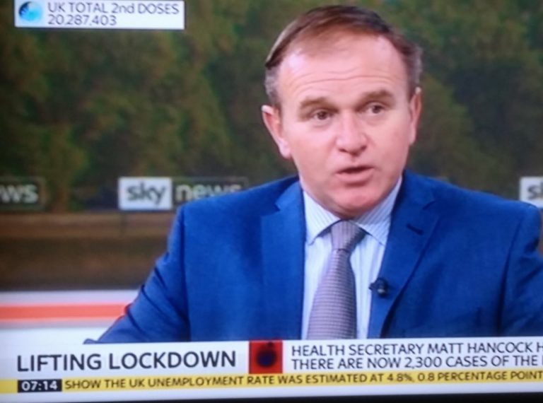 George Eustice- local lockdowns could help block the Indian variant