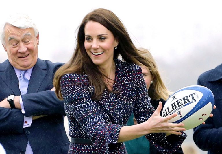 Kate Middleton new godmother of English rugby