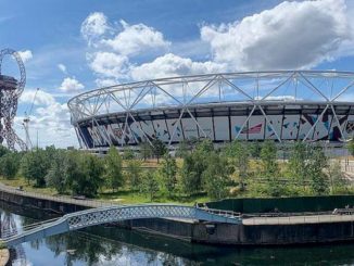 Gas leak at the Olympic Park in London