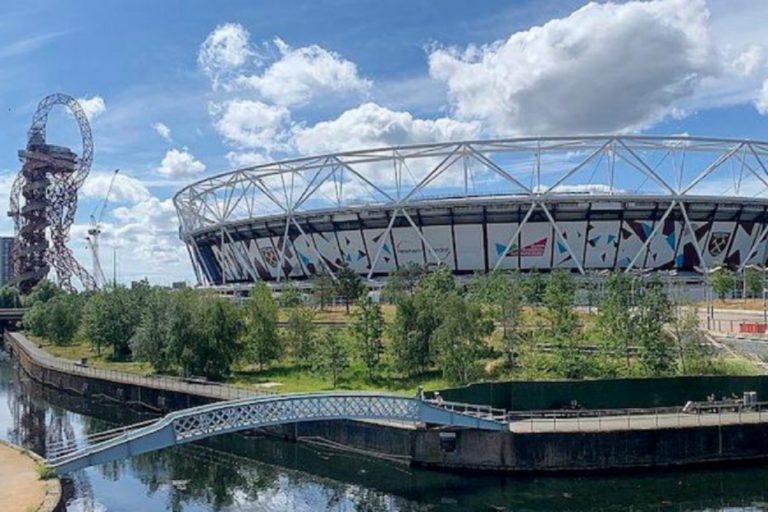 Gas leak at the Olympic Park in London