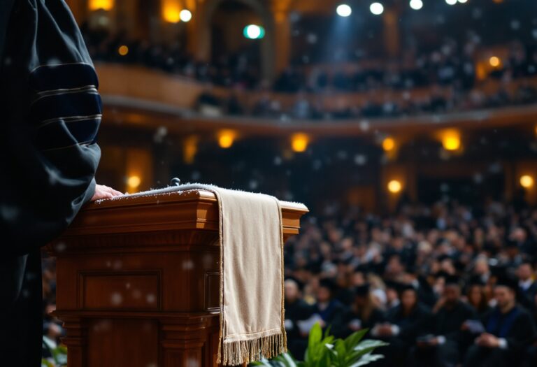 Students celebrating at Aberdeen University's winter graduation