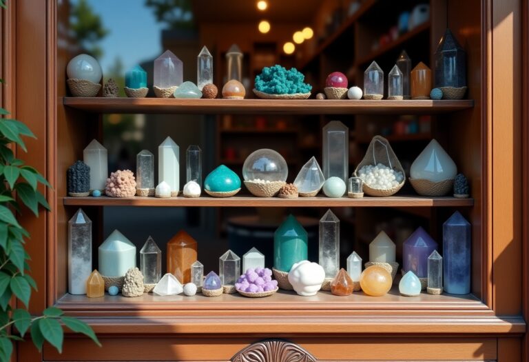 Interior of a mystical gift shop in Cullen