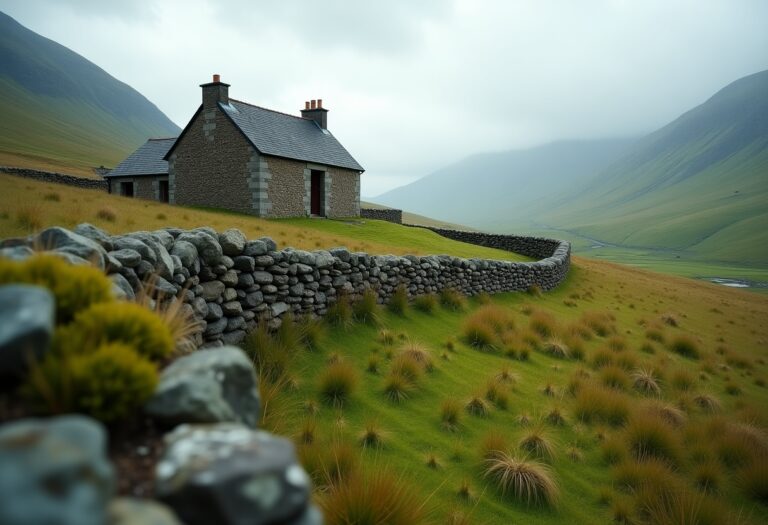 Vacant crofts in the Scottish Highlands ready for revitalization