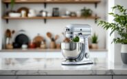 SMEG stand mixer showcasing its sleek design and features