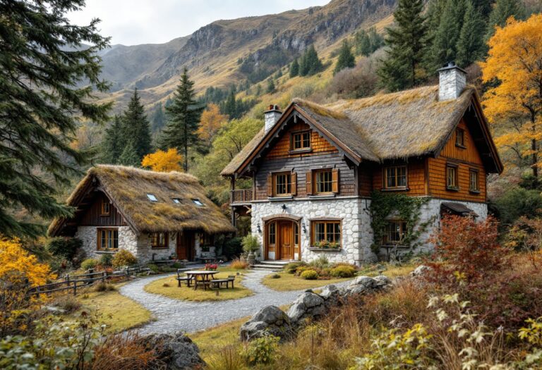 Beautiful five-bedroom house with cottage in Cairngorms