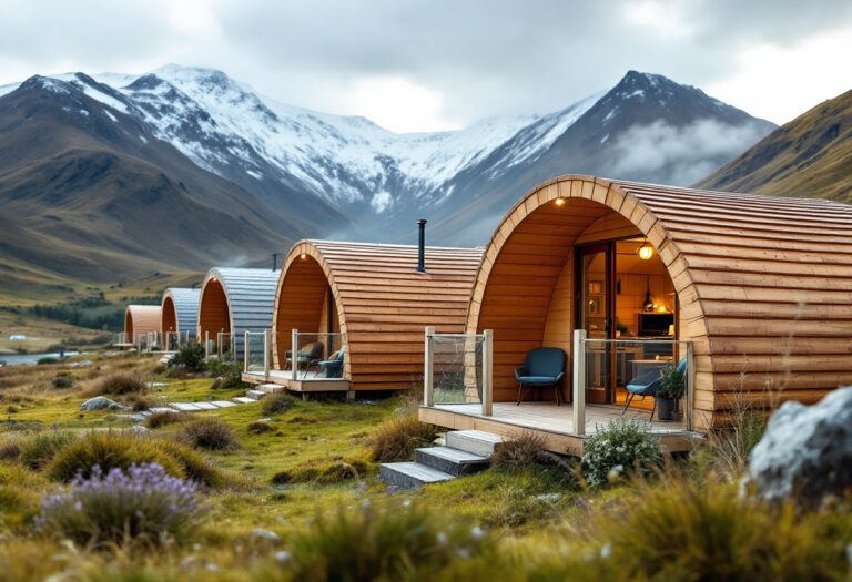 Luxurious glamping tent with mountain views near Ben Nevis