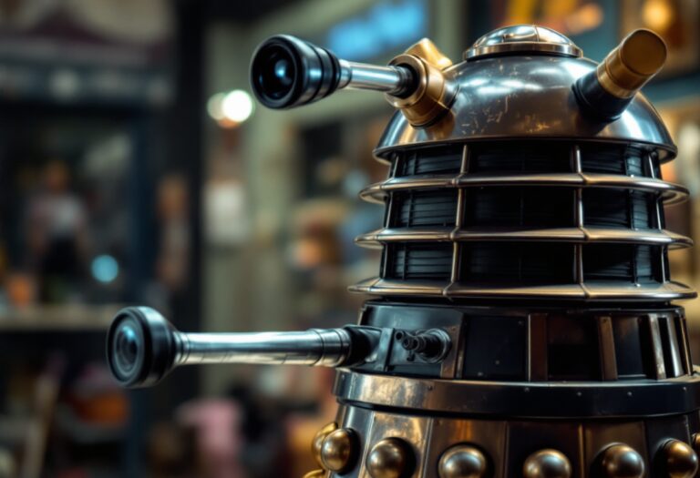 Dalek exhibit attracting tourists at Brora museum