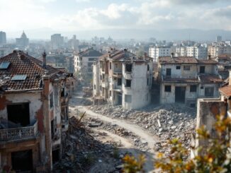 Rendering of demolition plans for homes in Torry, Aberdeen