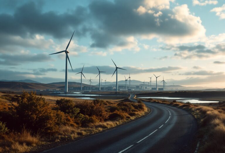 Construction workers enhancing Scotland's power grid