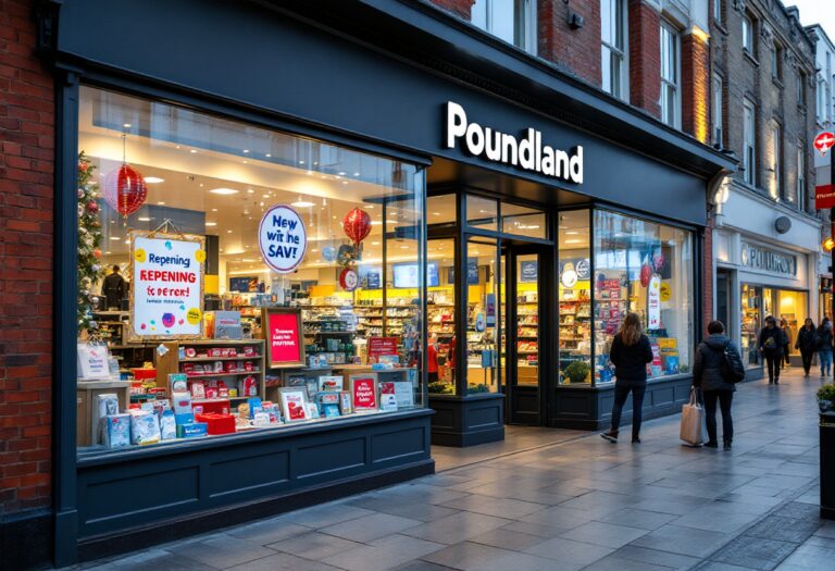 Poundland store in Elgin after major renovations