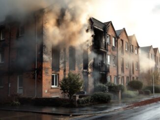 Evacuazione di un blocco residenziale ad Aberdeen per incendio