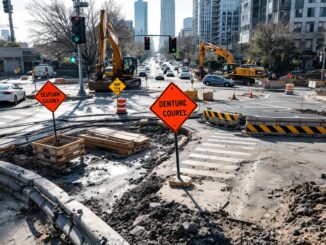 Major roadworks at busy junction in Inverurie