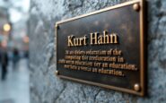 Ceremony honoring Kurt Hahn at Gordonstoun School