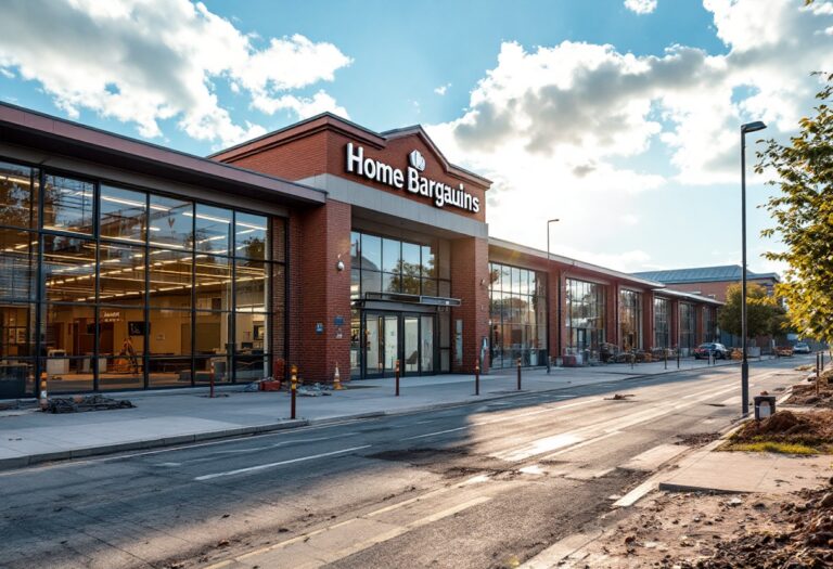 Rendering of the new Home Bargains store in Oban