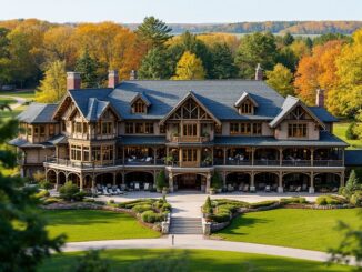 Vista del Seaforth Club a Elgin, un luogo affascinante