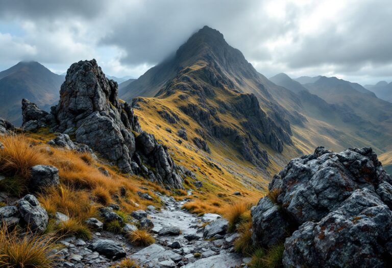 Climbers in Glencoe mountains during a tragic incident