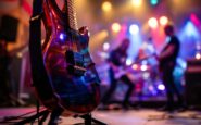 Tribute band performing live on stage in the UK