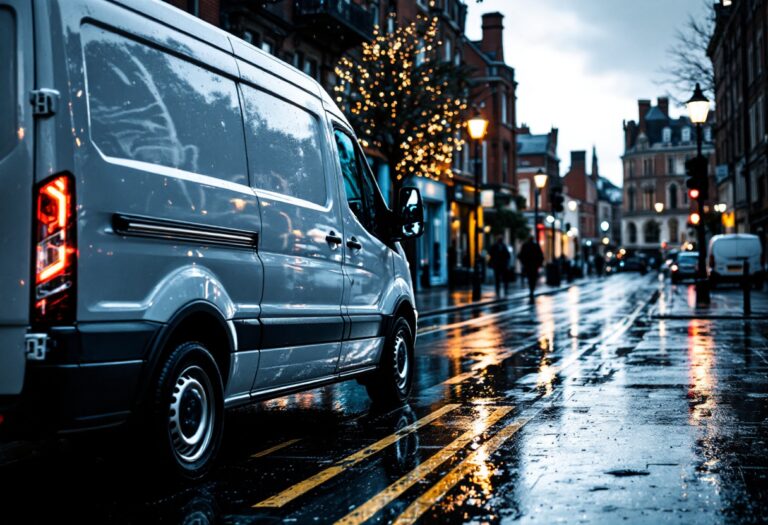 Aggressive van driver involved in road rage incident