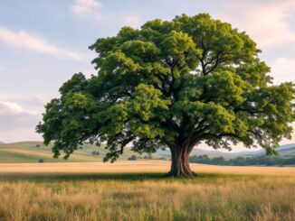 Alan Titchmarsh reflecting on a fallen oak tree
