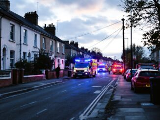 Emergency services responding to a hoax call in Merseyside