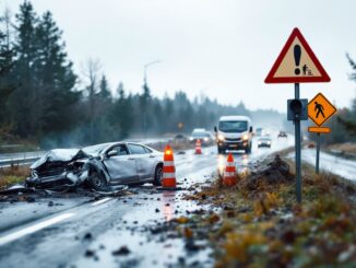 Emergency responders assist at A9 multi-vehicle accident