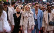 Celebrities showcasing fashion at the 75th San Remo Festival
