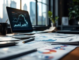 An infographic illustrating financial journalism's evolution