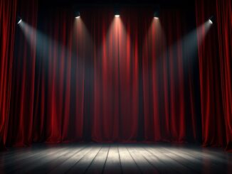 Jonny Reeks in un momento chiave della sua carriera teatrale