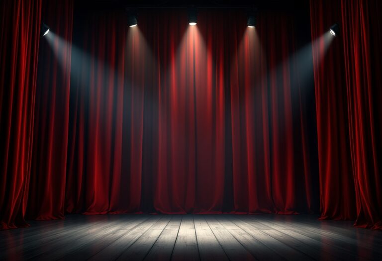 Jonny Reeks in un momento chiave della sua carriera teatrale