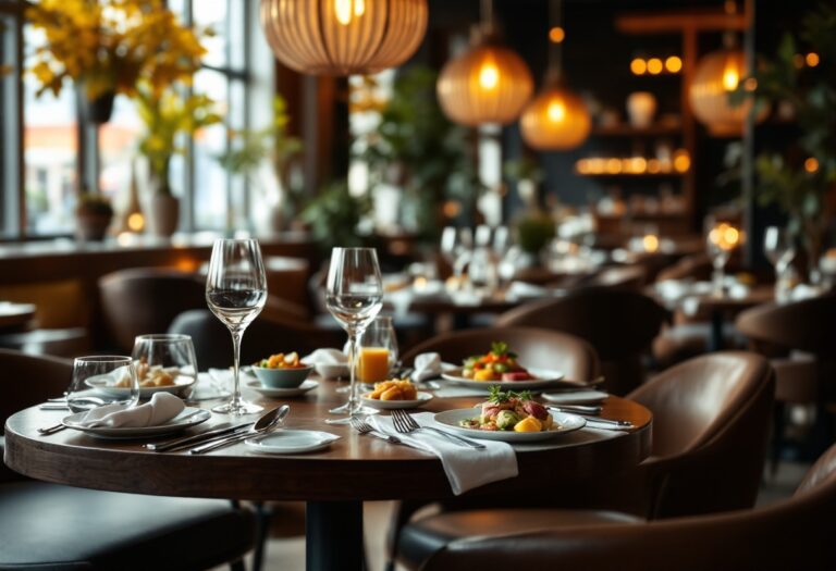 Interior of Six by Nico restaurant showcasing new dining setup