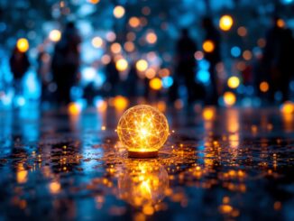 Stunning light displays at Spectra Festival in Aberdeen