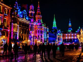 Stunning light displays at Spectra Festival in Aberdeen