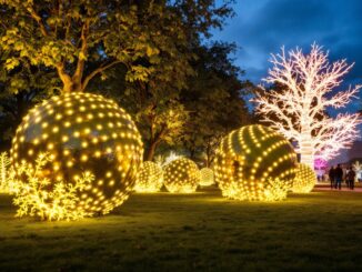 Stunning light displays at Spectra Festival in Aberdeen