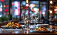 Graph showing rising salaries and restaurant charges in the UK