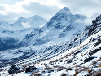 Hikers exploring winter trails at Ben Nevis