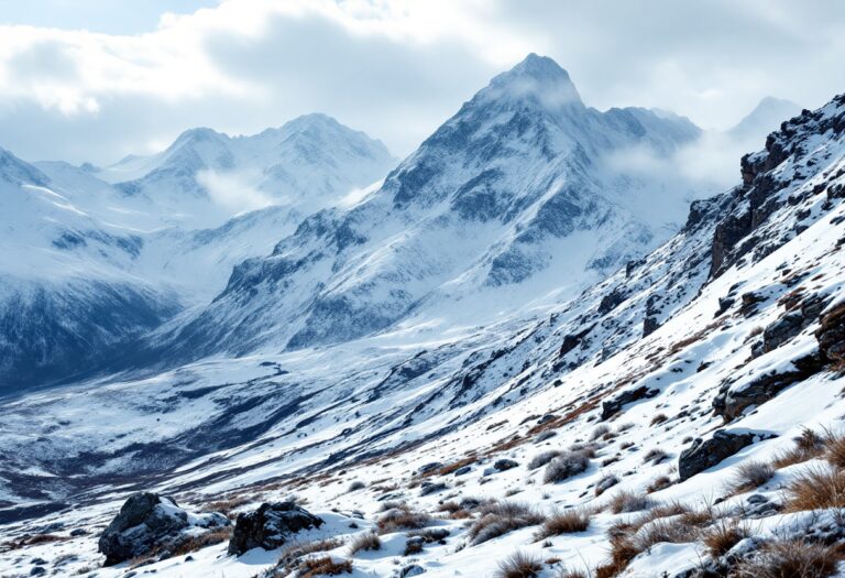 Hikers exploring winter trails at Ben Nevis