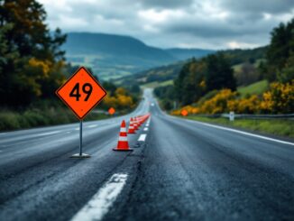 Traffic accident causing A9 road closure north of Evanton