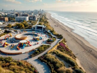 Aberdeen beach transformation project under construction