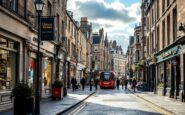 Traders protesting against Aberdeen bus gates